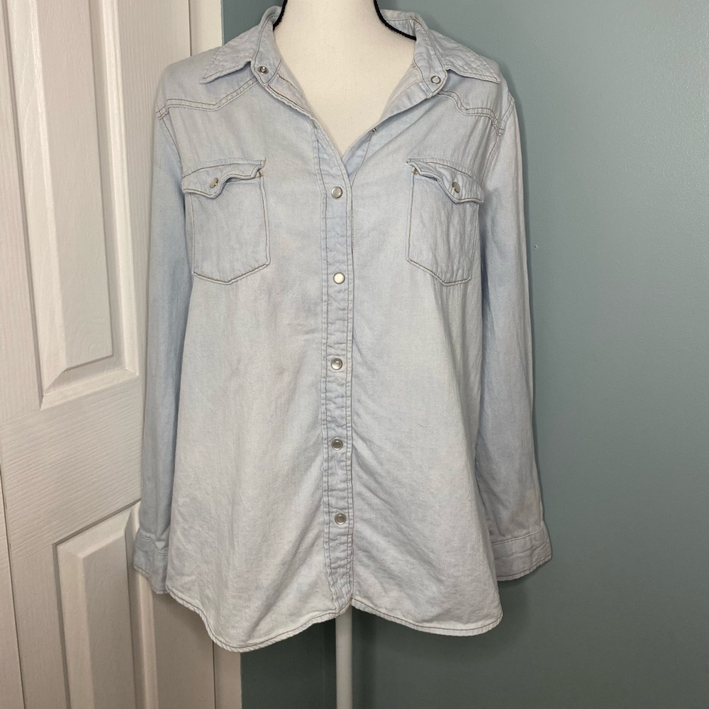 Universal Thread Long Sleeve Jean Top